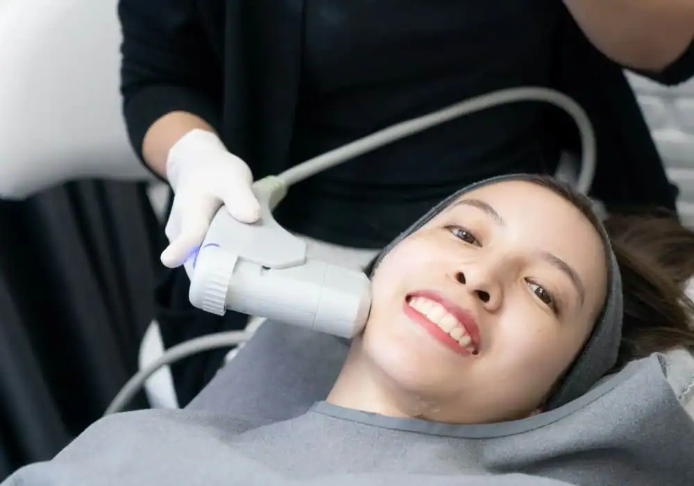 HIFU treatment Huddersfield in progress