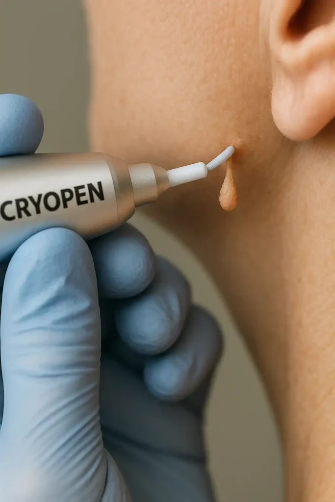 Cryopen for skin tags removal Huddersfield speak to our team today!