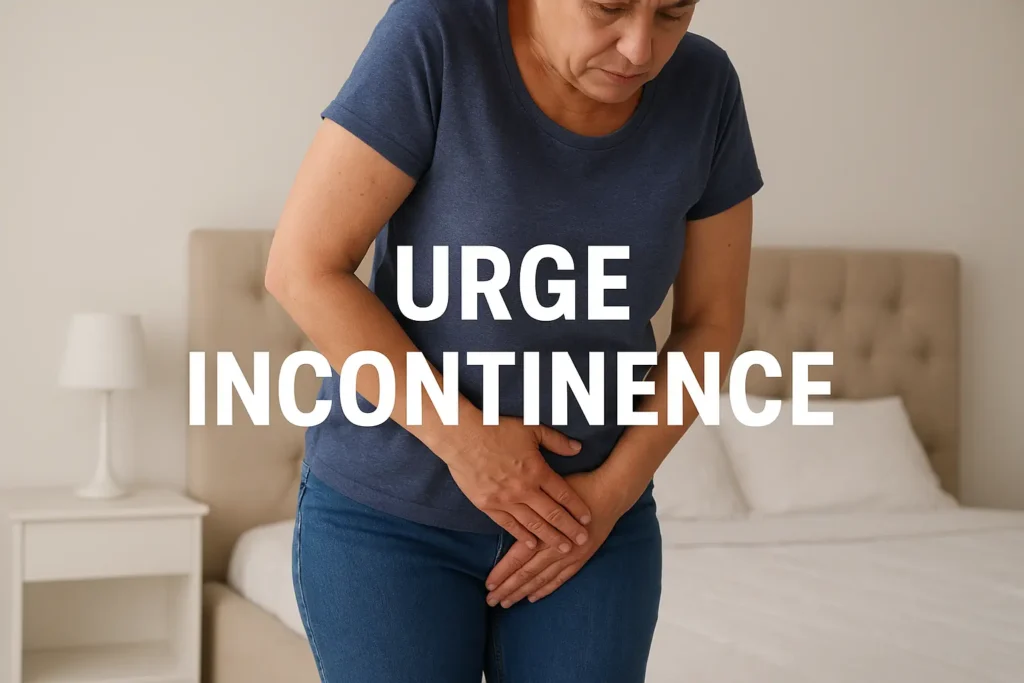 how to manage urge incontinence Huddersfield symptoms