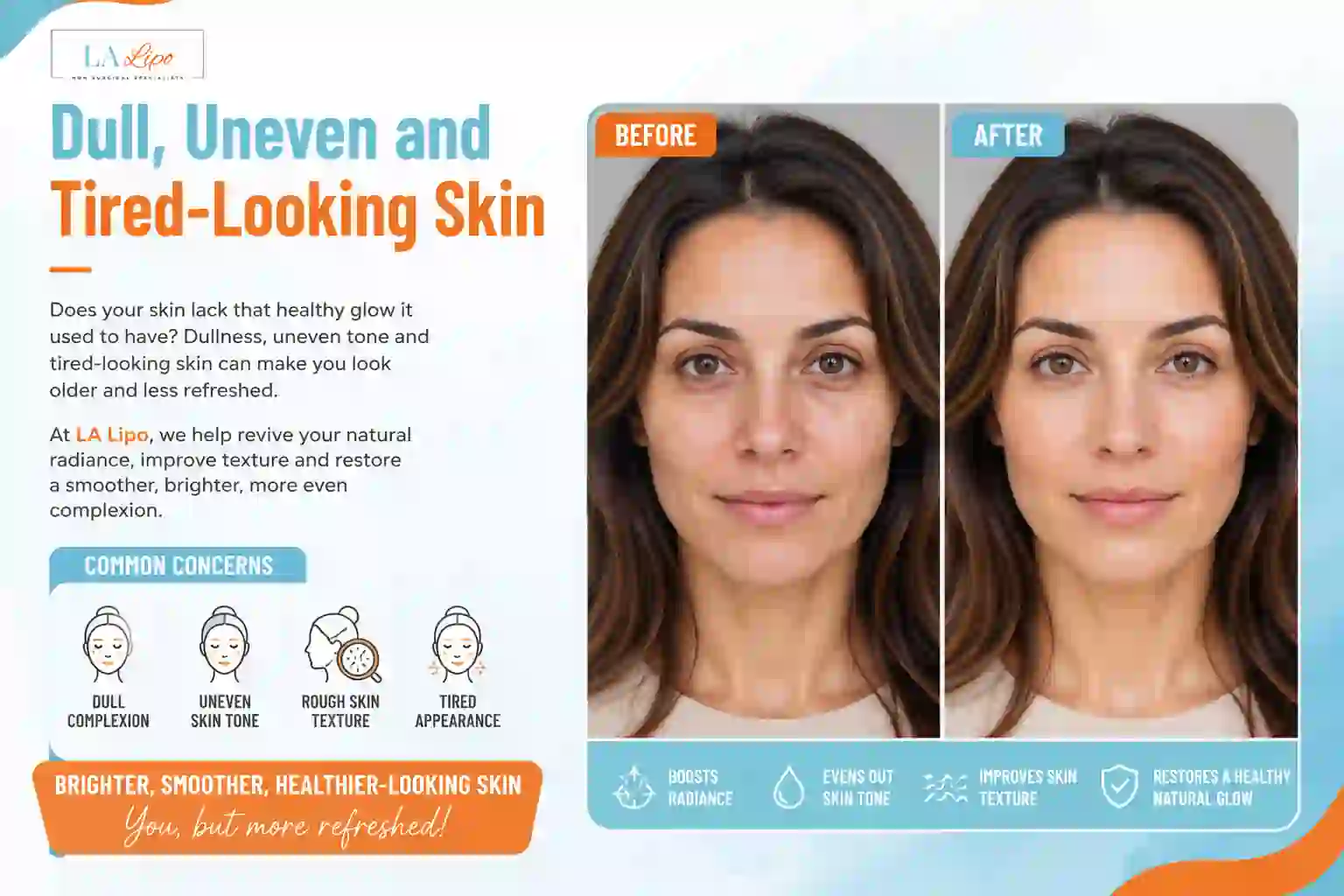 Sign #5: Dull, Uneven and Tired-Looking Skin Huddersfield